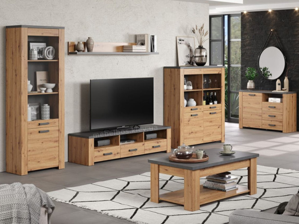 Вітрина низька 2D2W Follow Mebelbos | ФОЛОУ Мебельбос ЗНЯТI З ВИРОБНИЦТВА