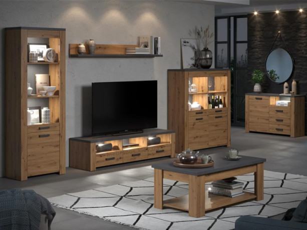 Вітрина низька 2D2W Follow Mebelbos | ФОЛОУ Мебельбос ЗНЯТI З ВИРОБНИЦТВА