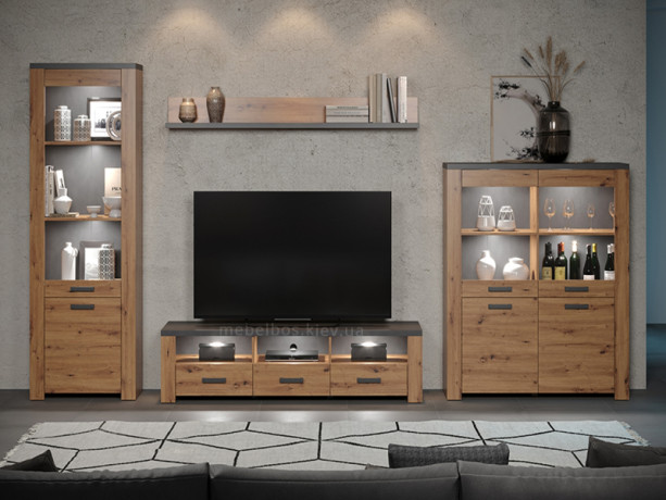 Вітрина низька 2D2W Follow Mebelbos | ФОЛОУ Мебельбос ЗНЯТI З ВИРОБНИЦТВА