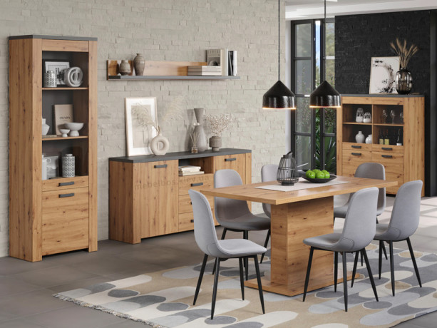 Вітрина низька 2D2W Follow Mebelbos | ФОЛОУ Мебельбос ЗНЯТI З ВИРОБНИЦТВА