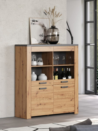 Вітрина низька 2D2W Follow Mebelbos | ФОЛОУ Мебельбос ЗНЯТI З ВИРОБНИЦТВА