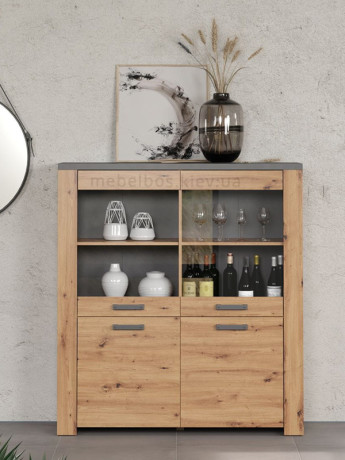 Вітрина низька 2D2W Follow Mebelbos | ФОЛОУ Мебельбос ЗНЯТI З ВИРОБНИЦТВА