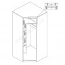 Шкаф угловой 1D Doorset Mebelbos | ДОРСЕТ Мебельбос